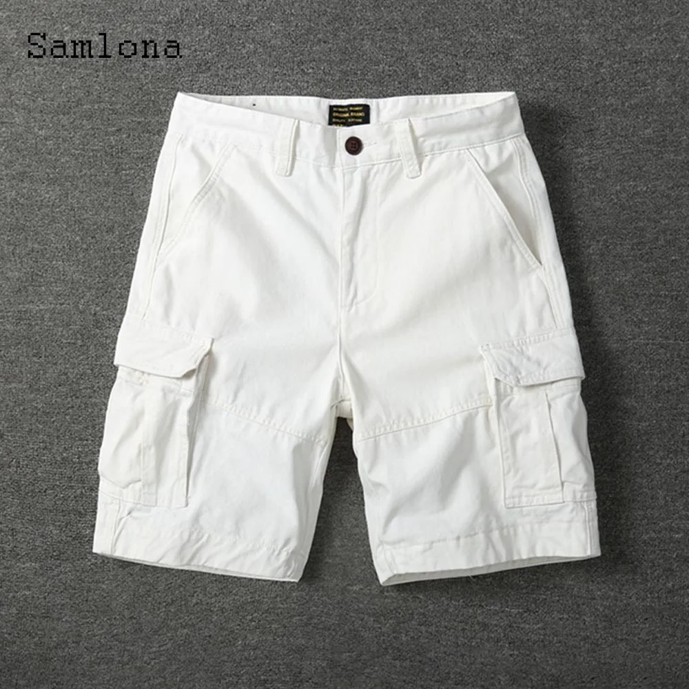 2025 유럽 스타일 남성 스탠드 포켓 캐주얼 베이직 반바지 신상 여름 아웃도어 패션 카모플라쥬 반바지 남성 빈티지 숏 팬츠