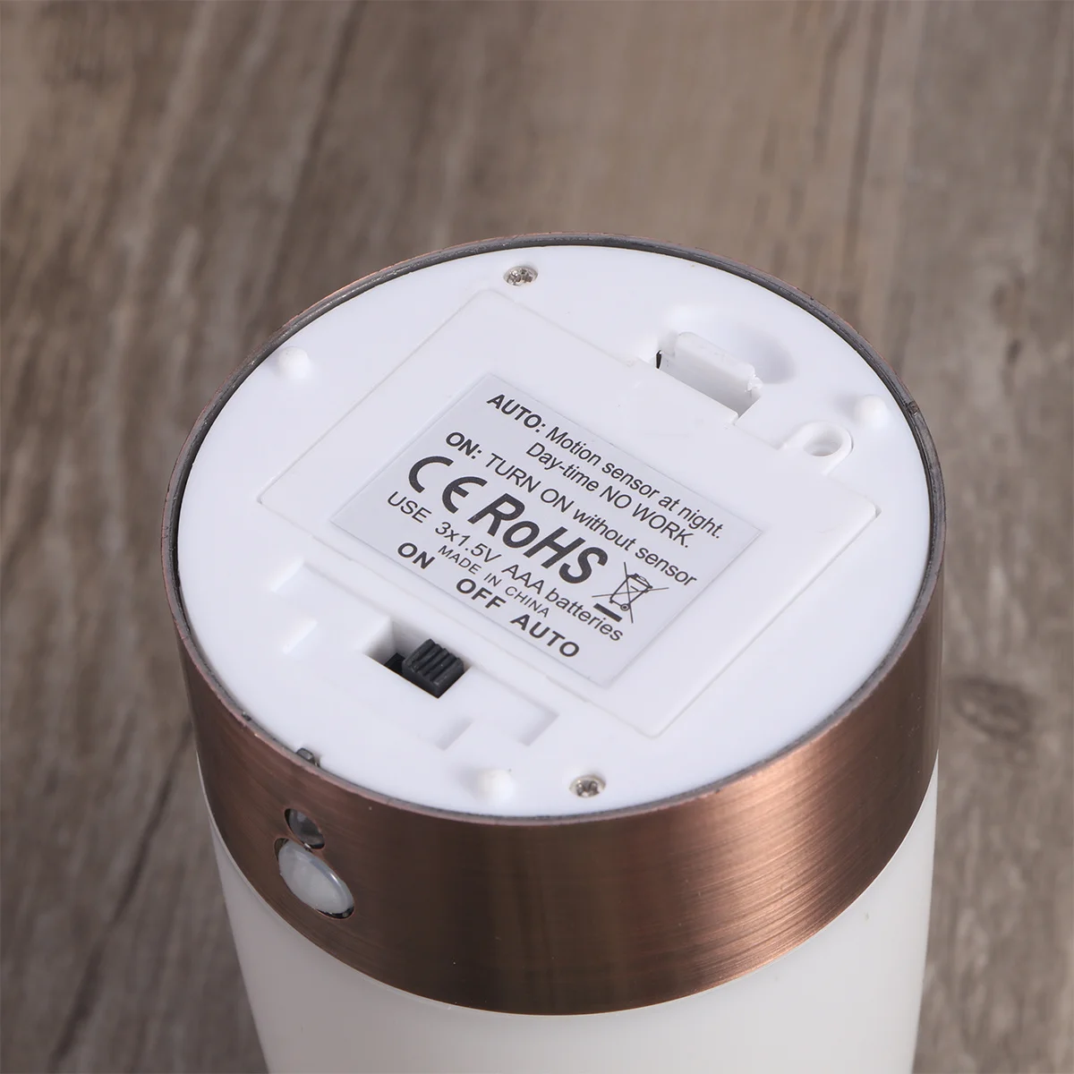 

Metal Round Led Night Light Motion Sensor Auto Illumination For Bathroom Hallway Laundry Room Induction Lamp