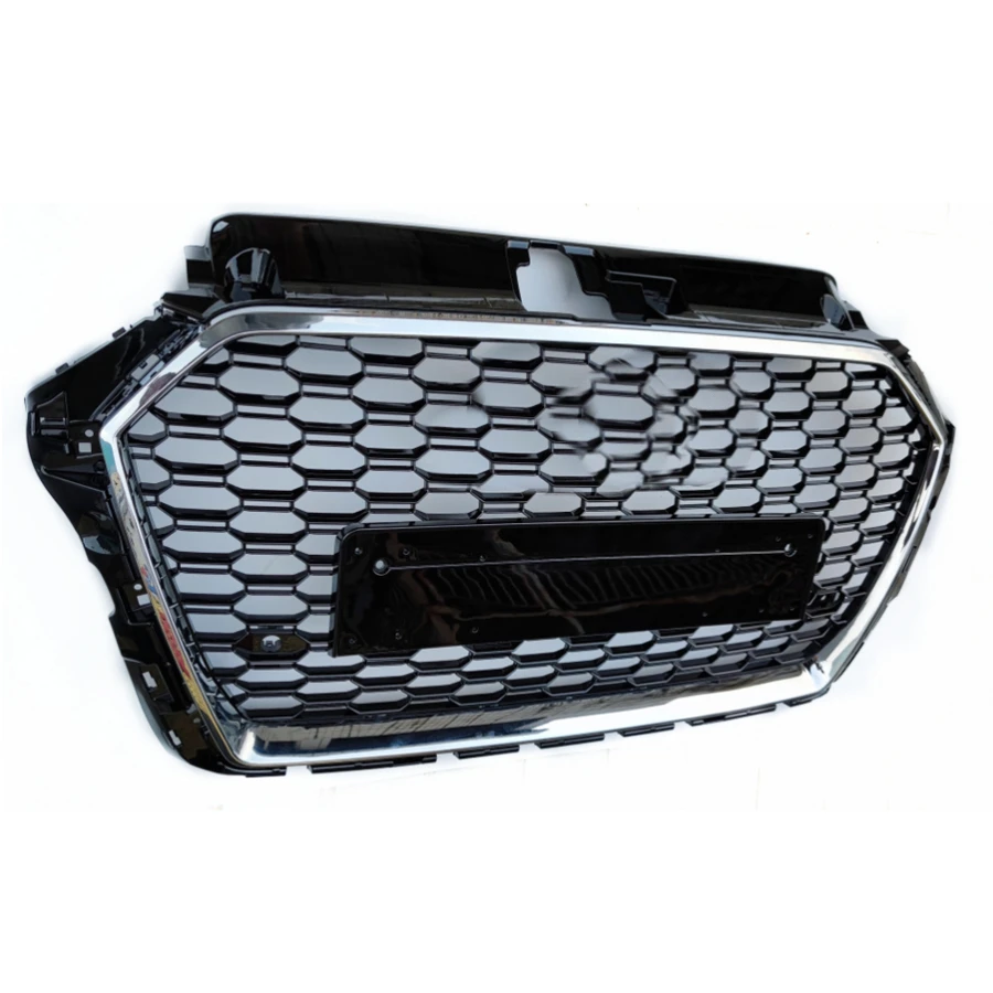 

Racing Grills Front Hood Grille Car Front Bumper Grill Center Grille for RS3 Grill for A3/S3 8V.5 2017-2020