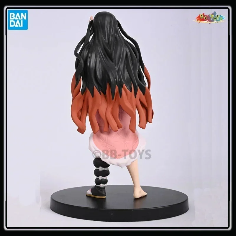 Em estoque original banpresto anime demon slayer kamado nezuko pvc figura de ação 160mm bandai estatueta brinquedos modelo colecionável