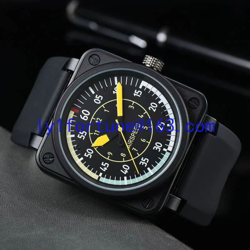 Luxury Casual Multifunctional Mechanical Watch, Business Belt Men's Square
