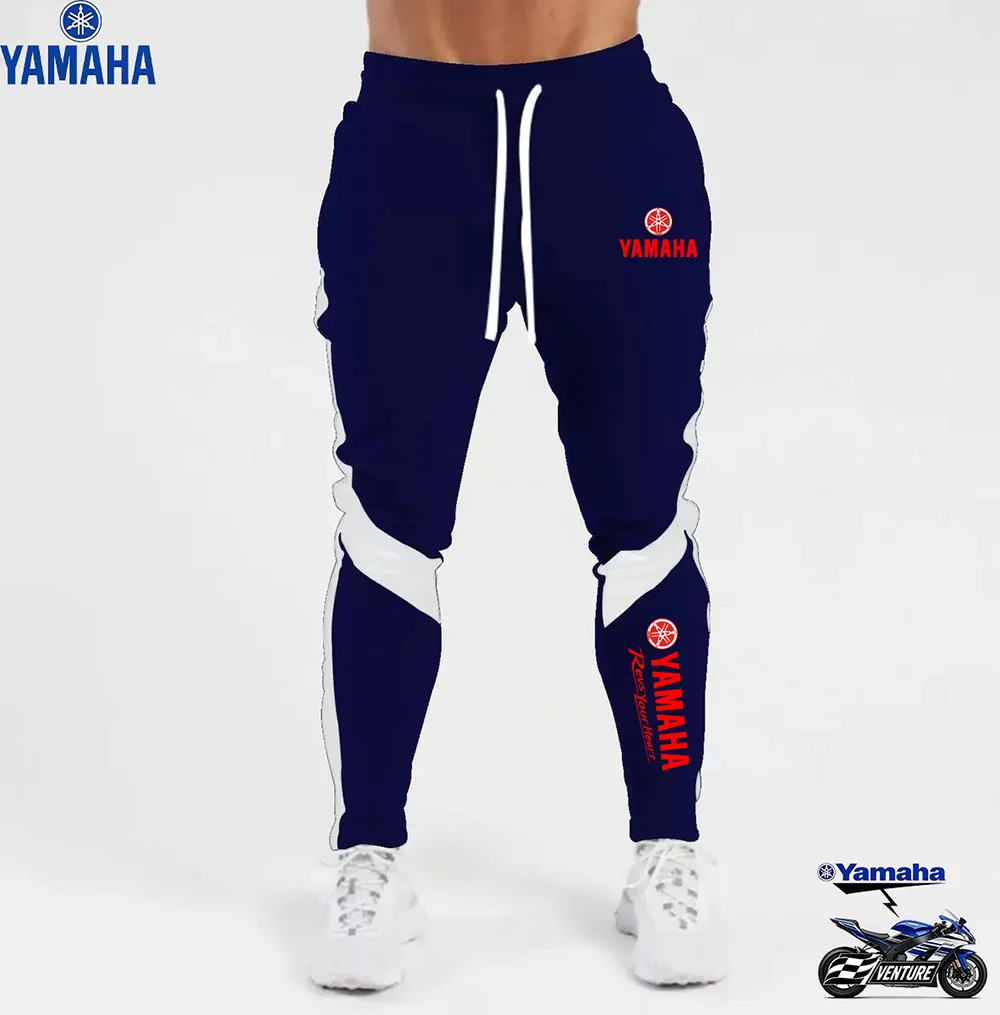 2026 Yamaha men's sports pants, casual pants, men's sportswear, shorts, slim pants, black sports pants, running pants