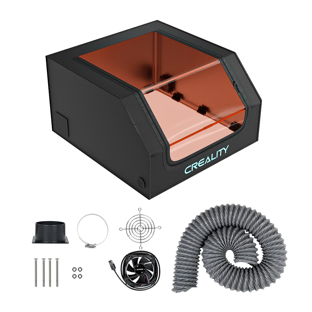 CREALITY Cubierta protectora para grabador láser Aislamiento de humo Expel Fumo Amplia compatibilidad 22W Creality Falcon2/Cr-Laser Falcon