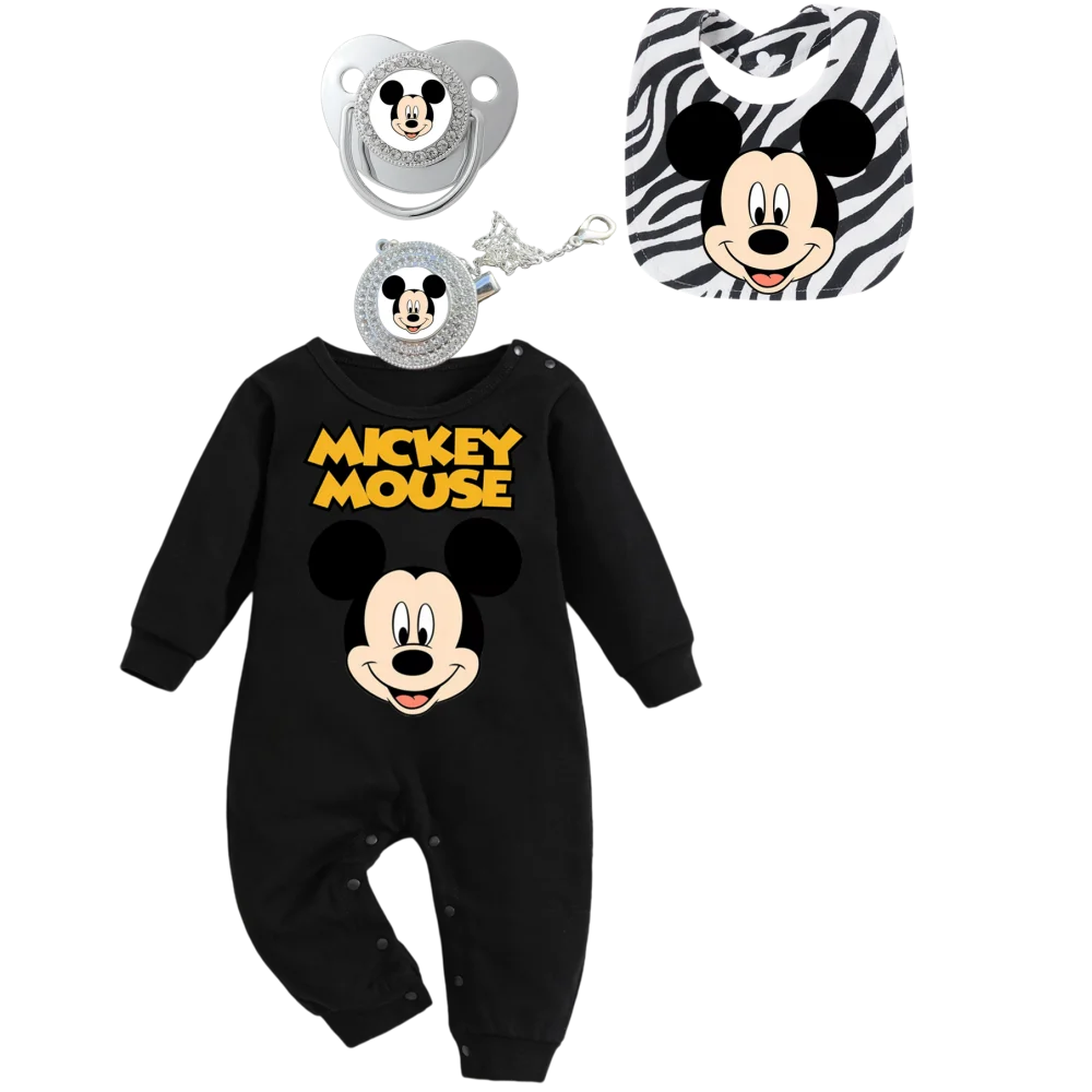 Nowe śliniaki dla niemowląt 4 sztuki chusteczki dla niemowląt smoczki dla niemowląt kombinezony do raczkowania z długim rękawem dla niemowląt ręczniki dla niemowląt odzież dla niemowląt