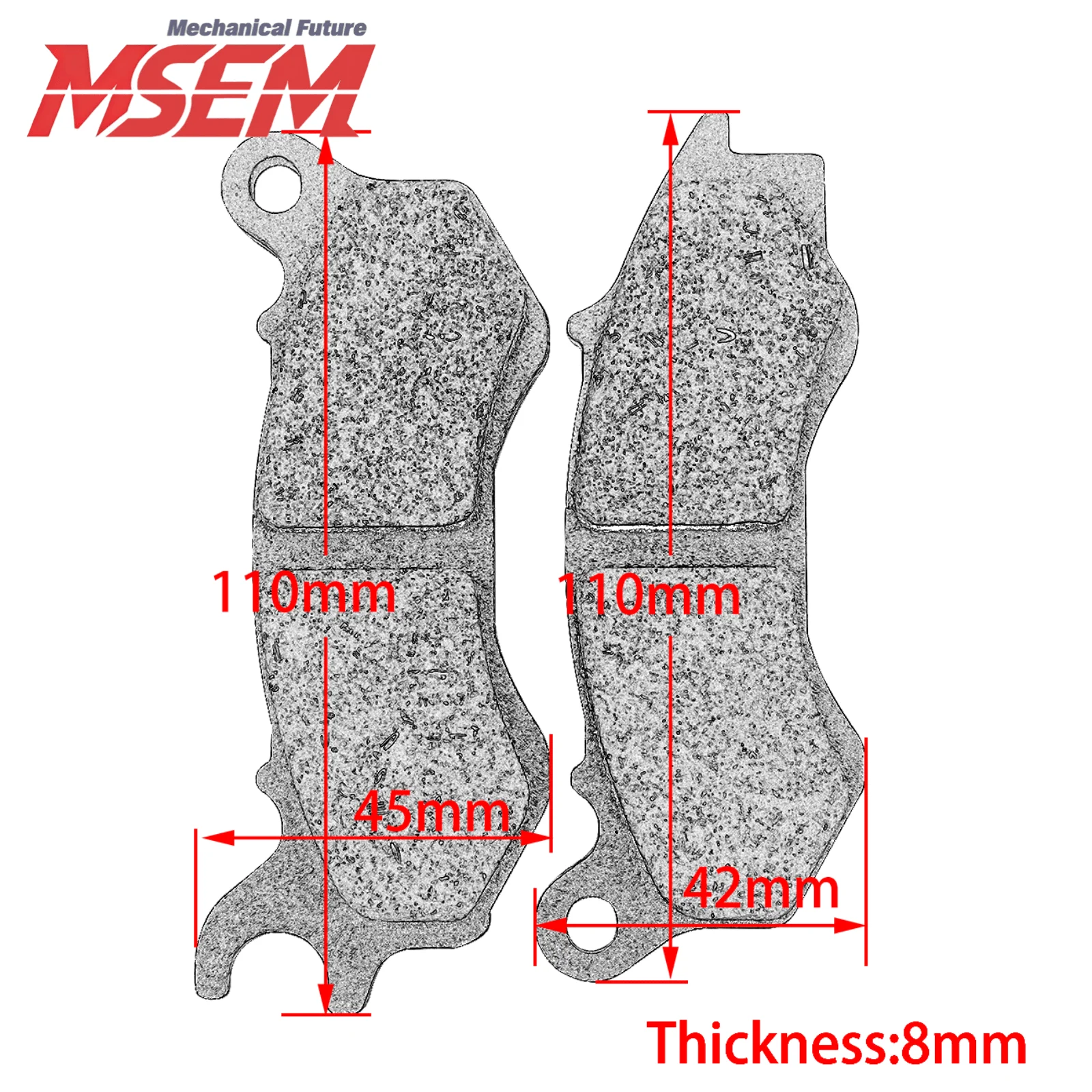 Motorcycle Front Pads Discs For HONDA NSC50AC NSC50C NSC50R NSC110AC Vision SCV110 PCX125 Satelis 125 NHX 110 WHA 2011-2013