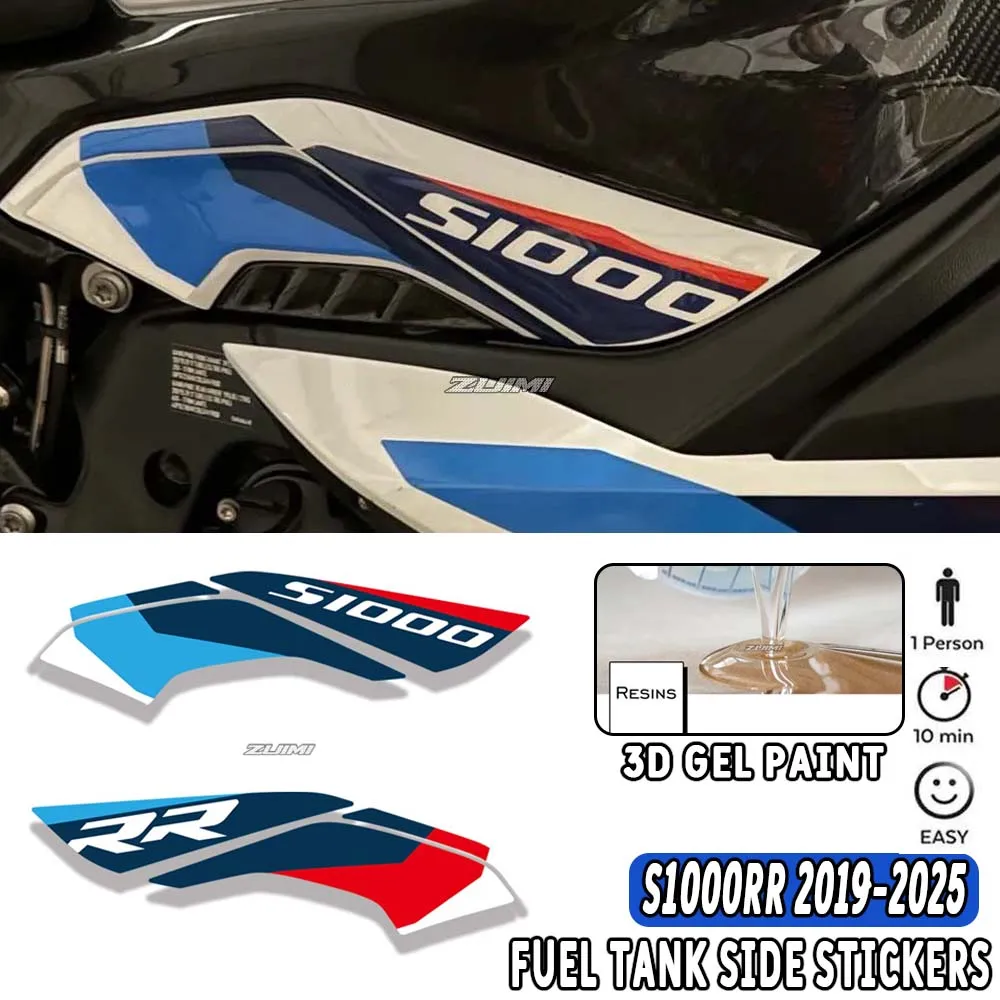 For BMW S1000RR 2019-2025 Motorcycle Paint Decals for Fairing Shell and Lower Knee 2025