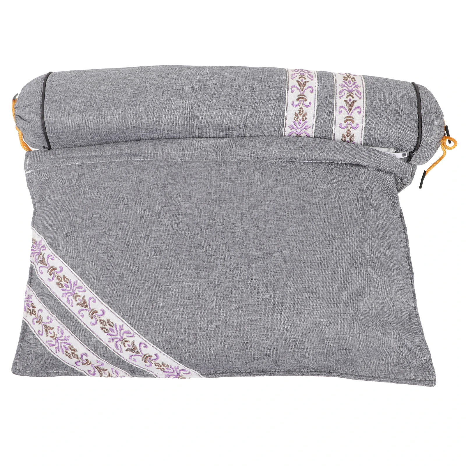 

Wormwood Cervical Pillow Detachable One Piece Linen Neck Gray Pillow Massage Cushion Lumbar Support Travel Car Plane Boat Office