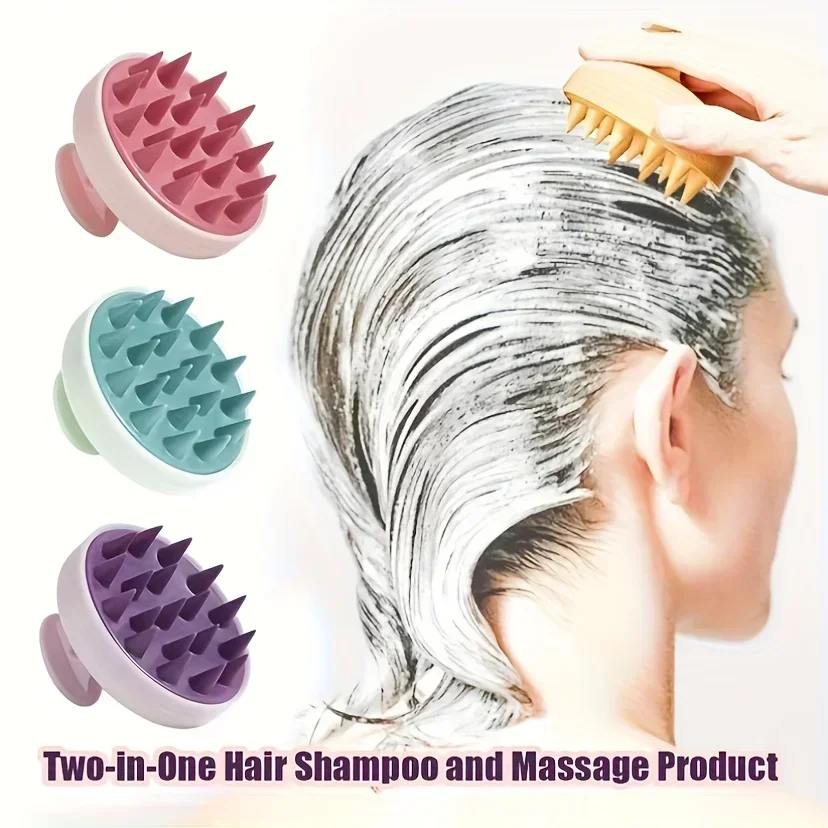 

Soft Hair Washing, Massaging Brush | Gentle Scalp Care, Deep Cleansing for Oil, Dandruff Removal, Promotes Blood Circulatio