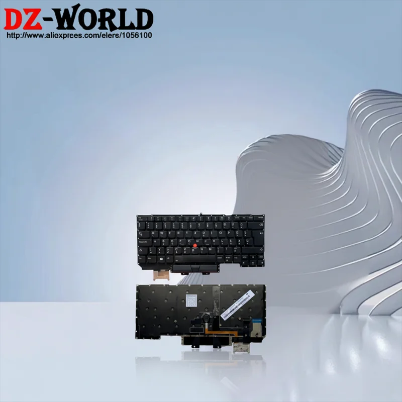 Teclado retroiluminado LAS Latin Spain HU Hungarian CH BR Brasil NO SE DE BE DK IT SE para Lenovo Thinkpad X1 Carbon 6th Gen6 Laptop
