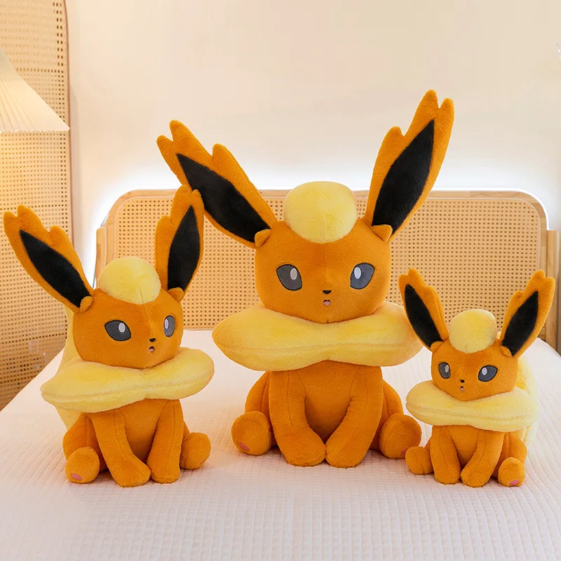 Große 60 cm/45 cm Pokemon Flareon Plüschtiere Plüschpuppe Weiche Kuscheltiere Puppe Kissen Geschenk