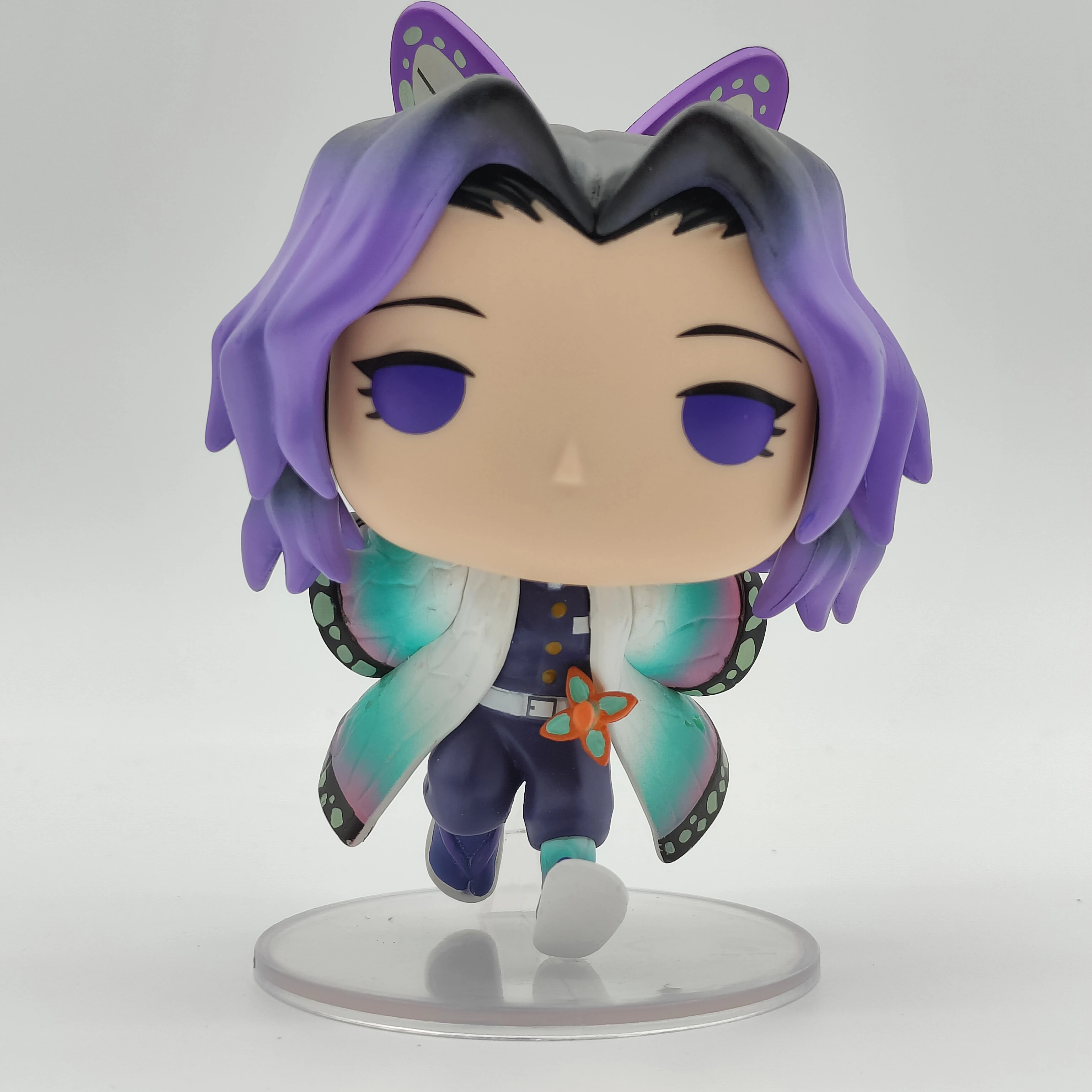 Demon slayer 1314 kochou shinobu estatueta de vinil boneca fofa anime periféricos figura de ação coleção modelo brinquedos