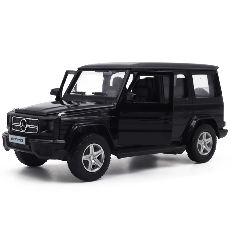 1:36 Mercedes-Benz G63 fuoristrada alta simulazione pressofuso auto modello in lega di metallo auto giocattoli per bambini collezione regali