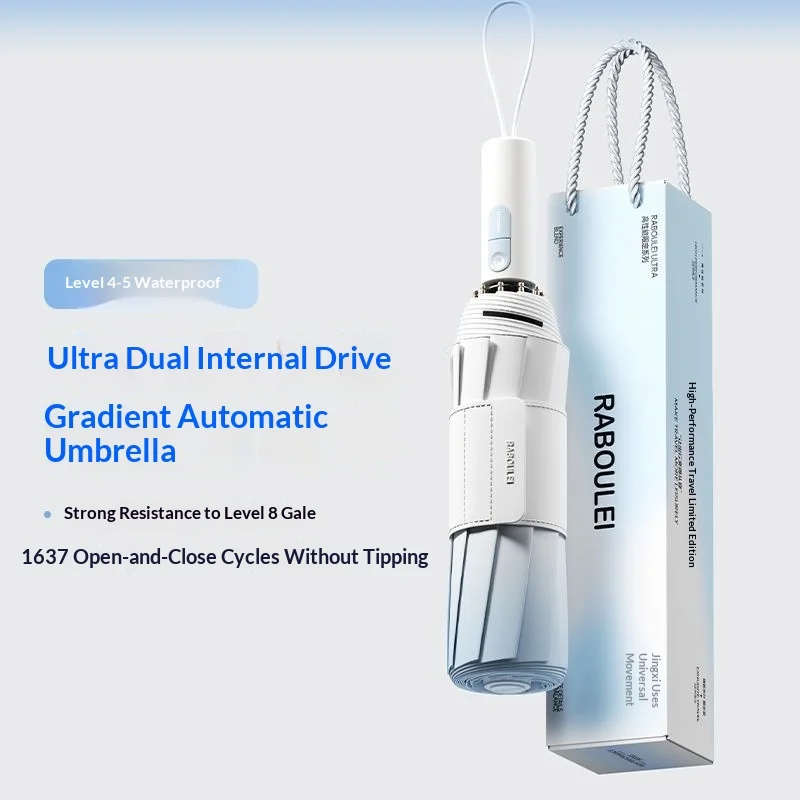 

Полностью автоматический зонт, ценный, ветрозащитный, складной, подходит для загара и дождливых дней, зонт от солнца.