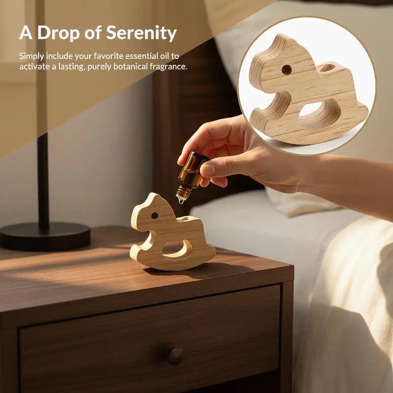 Wooden Design Aromatherapy Oil Diffuser for Enhanced Fragrance and Relaxing Atmosphere at Home