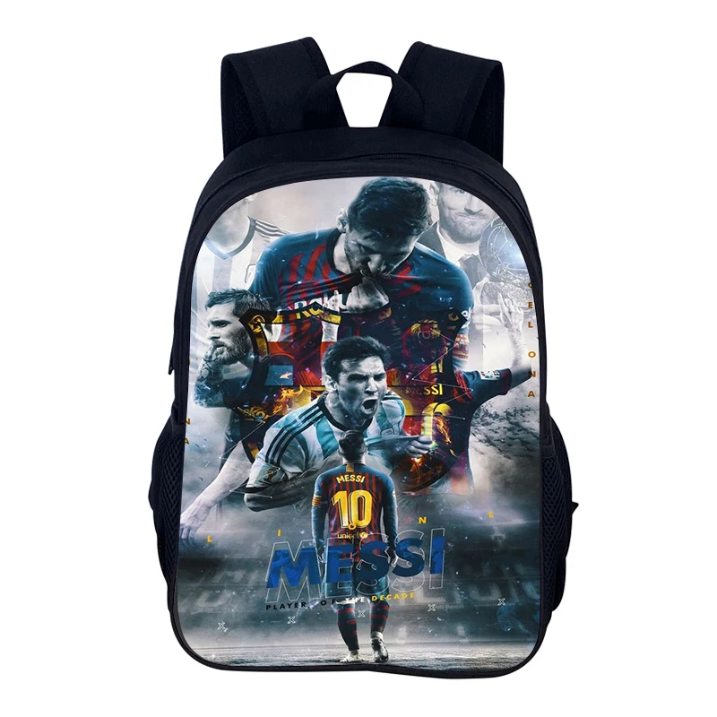 ฟุตบอลกีฬากระเป๋าเป้สะพายหลัง M-Messis กระเป๋านักเรียนชายและหญิงกีฬา Rucksack Star Player กระเป๋าเป้สะพายหลังโรงเรียนกระเป๋าหนังสือสําหรับของขวัญที่ดีที่สุด