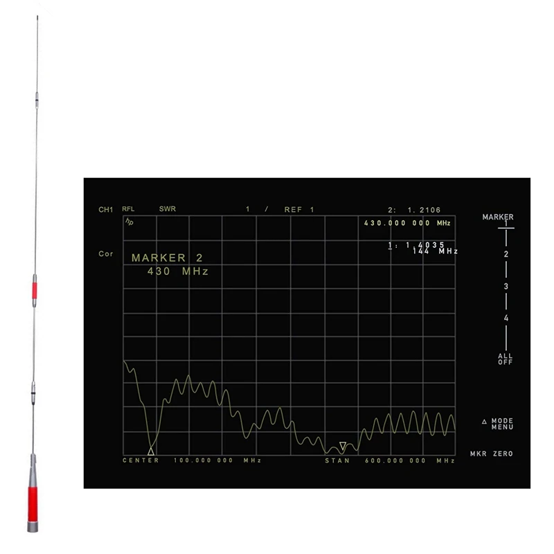 Har-7700 d'antenne de talkie de Walperforated 145/435Mhz touristes UV-interphone mort élevé de segment pour l'antenne de véhicule tout-terrain extérieure