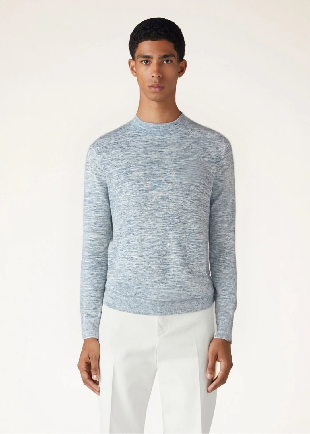 

Мужская модная трикотажная футболка с вышивкой букв, круглая Ne Long Sve, простой Sle, осень-зима, Новое поступление, повседневная одежда