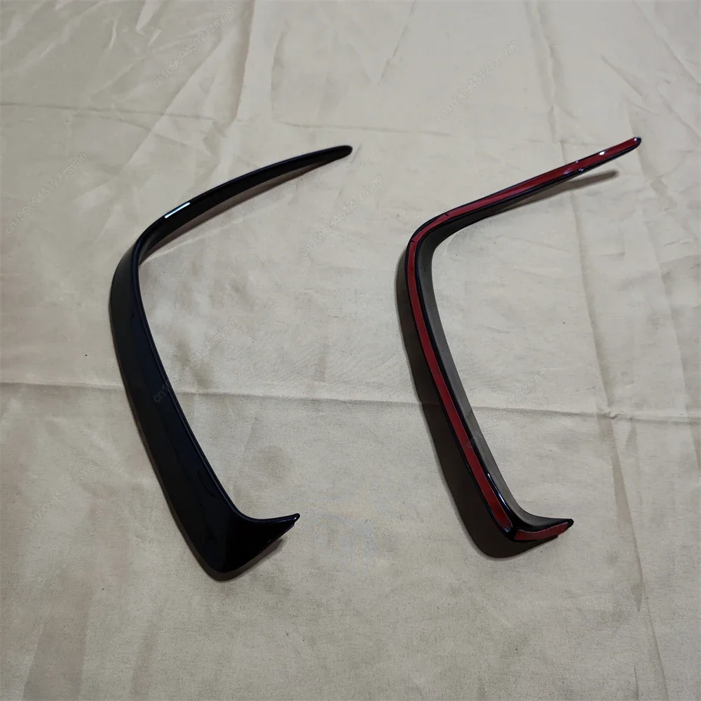 Car Rear Bumper Lip Spoiler Splitter Canards For Mercedes Benz W176 A200 A250 A260 A45 AMG 2013-2018 Hatchback Gloss Black ABS