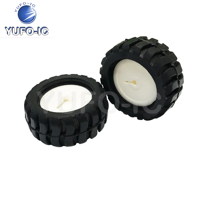 السفينة حرة 1 قطعة D حفرة المطاط عجلة تتبع سيارة روبوت اكسسوارات 43*19*3 مللي متر لتقوم بها بنفسك إنتاج صغير نموذج عجلات