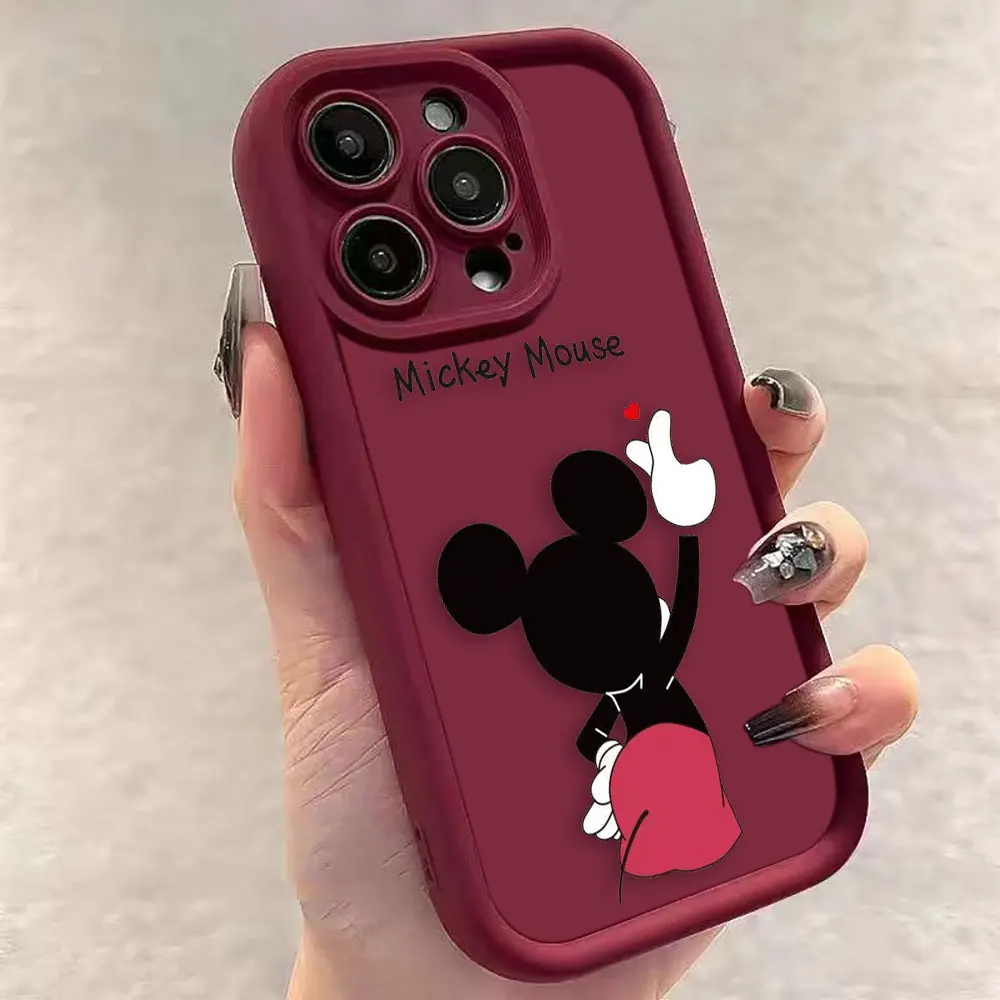 Disney Mickey Minnie Mouse Phone Case For VIVO Y15S Y17 Y19 Y20 Y21 Y22S Y27 Y28 Y35 Y36 Y50 Y51 Y72 Y75 Y76 Y77 Y78 4G 5G Case