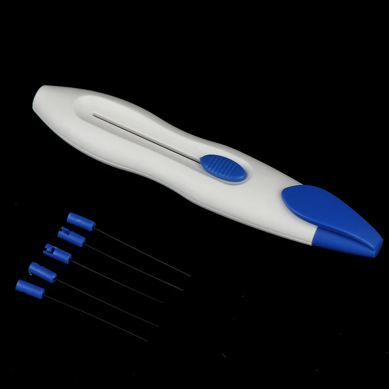 1 Set Foot Tester Diabetes Monofilament Test Pen with Nylon Wire Retractable Diagnostic Filamen Pen Tool Set