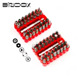 Binoax-Juego de brocas de seguridad a prueba de manipulaciones, llave inglesa de estrella hexagonal Torx Torq, 33 piezas, Tri Wing, soporte magnético