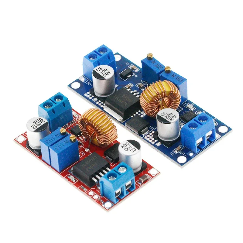 XL4015 E1 5A DC para DC CC CV Placa de Carregamento Redutora de Bateria de Lítio Conversor de Energia LED Módulo Carregador de Lítio