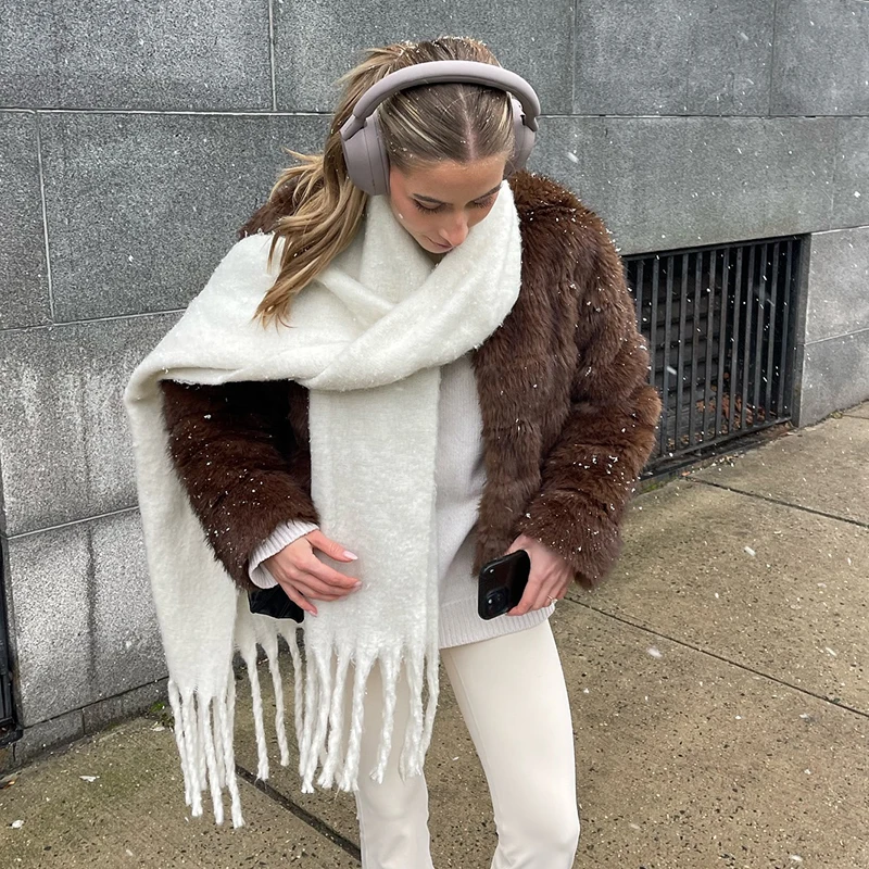 Vintage Brown Patchwork Fur Co - Streetwear Girl Brand 评论和价格