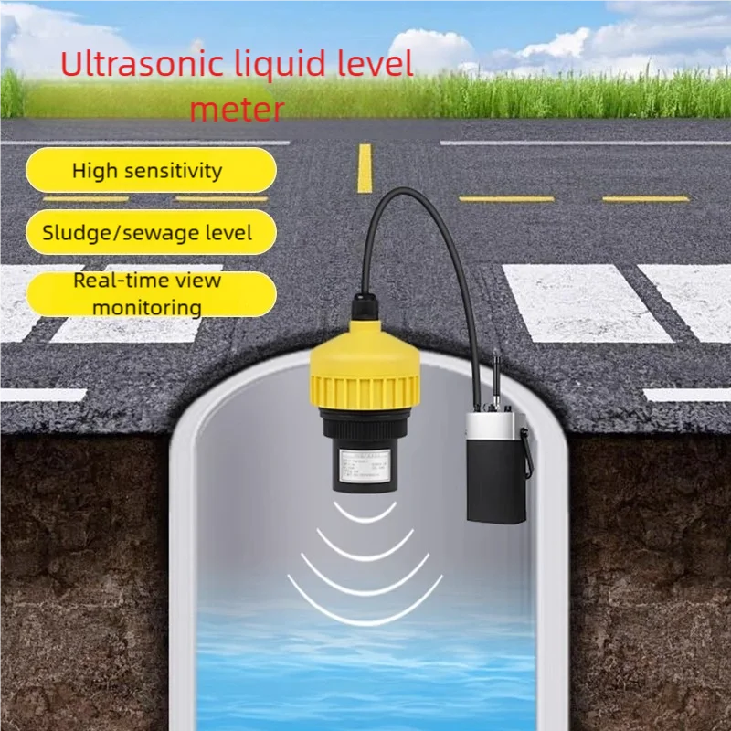High Quality Non Contact Ultrasonic Level Sensor  Used for Liquid or Solid Measurement