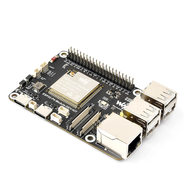 Waveshare ESP32-P4-Module-DEV-KIT Płytka rozwojowa ESP32-P4 z ESP32-C6 WiFi 6 Bluetooth 5 BLE MIPI CSI DSI RJ45 USB PoE Port — zdjęcie produktu 4