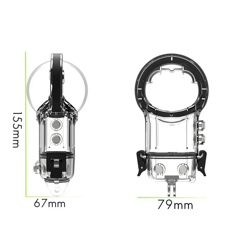 

Водонепроницаемый панорамный бокс-корпус M05K для экшн-камеры, защитный чехол для дайвинга до 40 м, аксессуары для камеры Insta360 X3