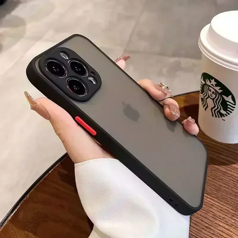 Capa para iPhone, Armadura de Luxo, Capa Macia, 13, 11 Pro Max, 12 Mini, XR, XS, X, 7, 8, 14 Plus, 6 S, SE 2, 3