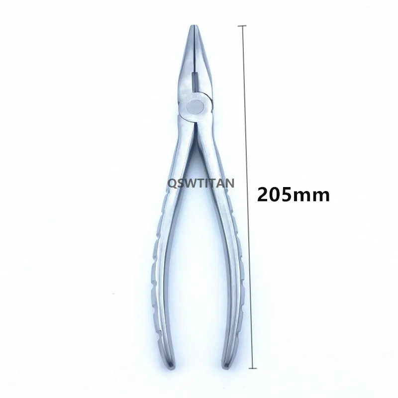 Orthopedics Flat Nose Pliers With Serrated Jaws bone Forcep Veterinary orthopedics instrument