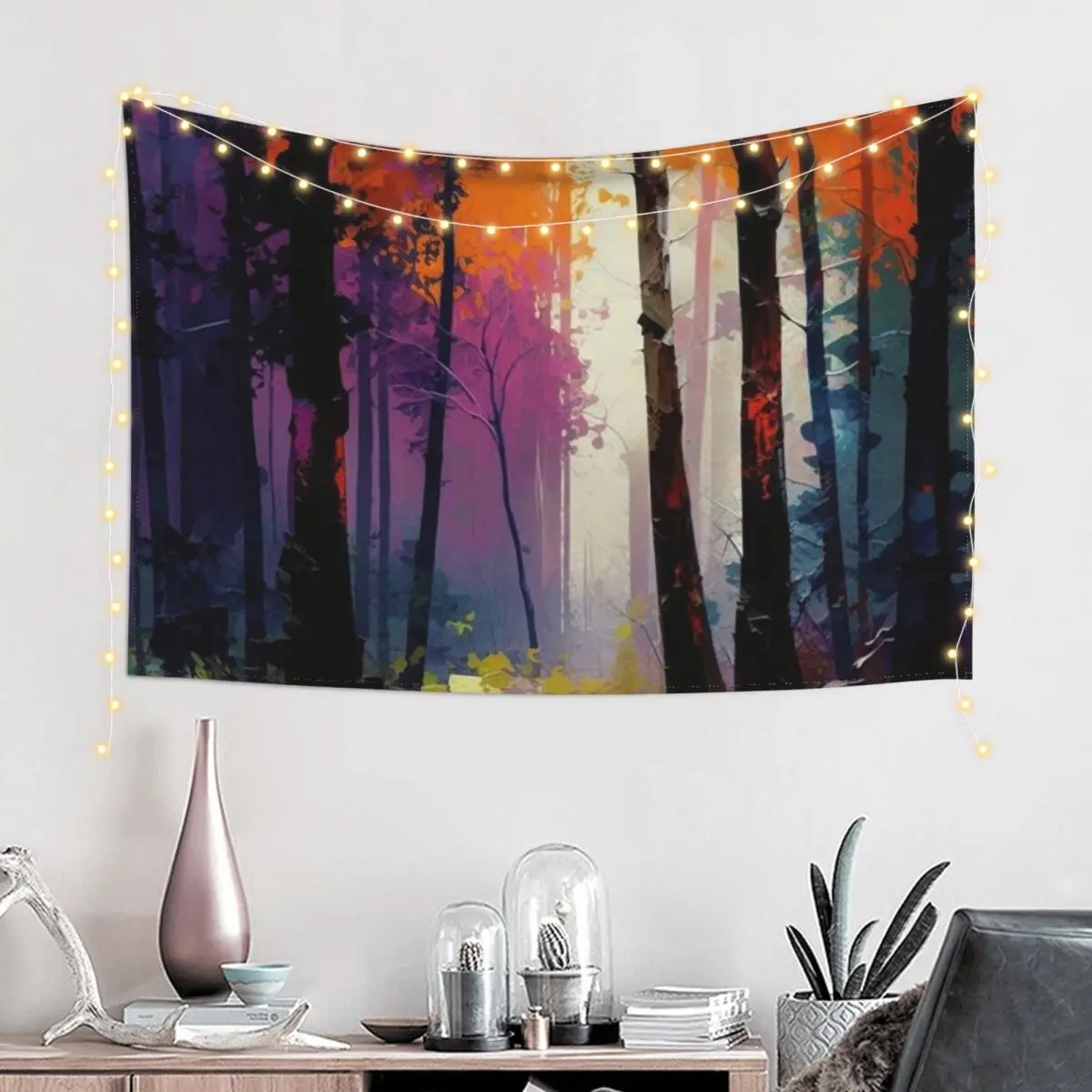 

forest abstract Tapestry Custom Wall Decorations Room Decor Aesthetic Tapestry