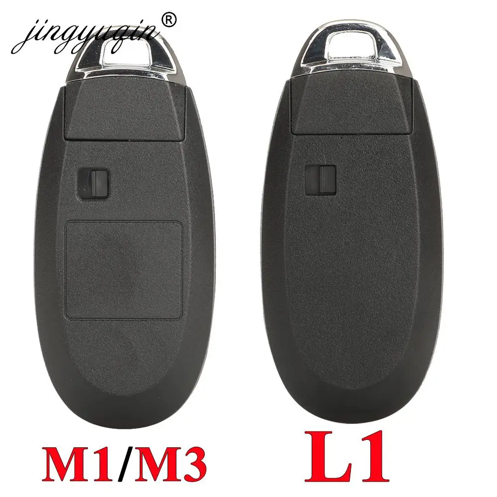 Jingyuqin 2BT carcasa de llave de tarjeta inteligente para Suzuki Vitara Alivio S-CROSS SX4 Swift funda de repuesto de llave de emergencia remota de