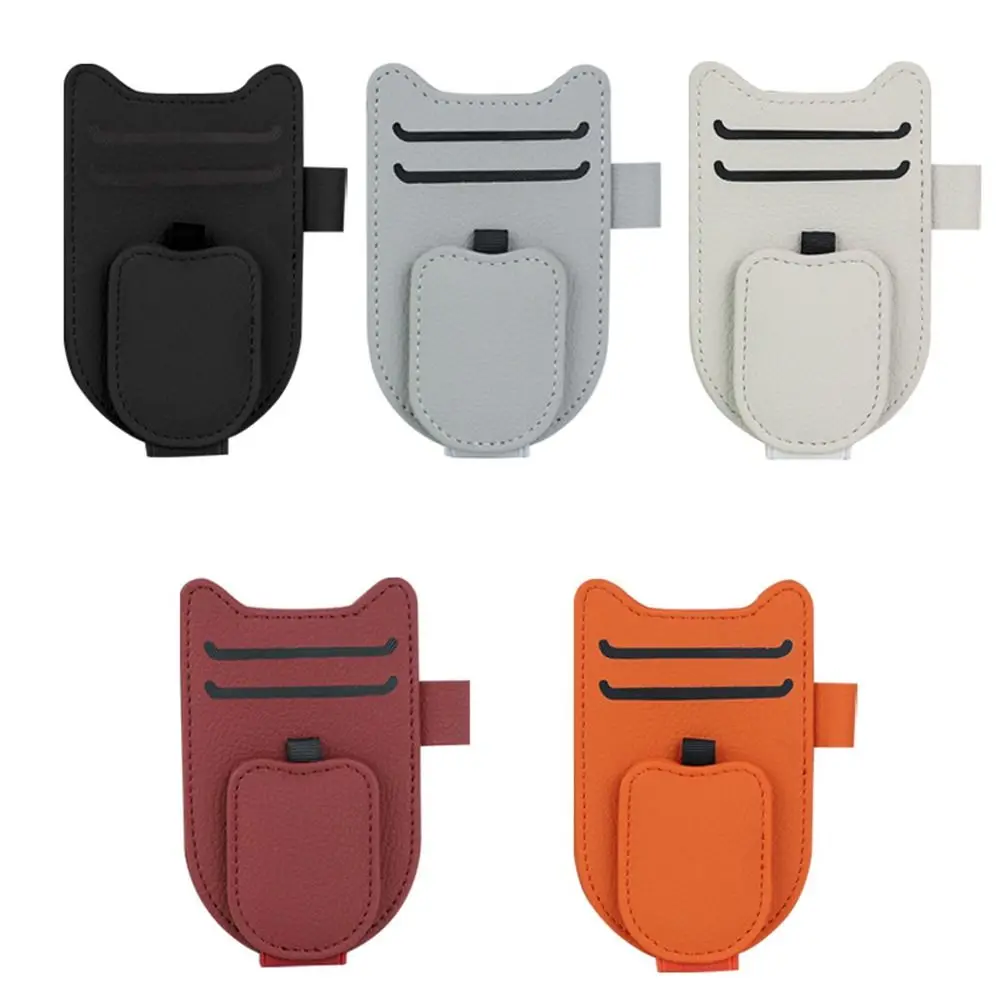 

Shock-proof Magnetic Eyeglasses Clip Lossless Installation Expansion Space Car Sun Visor Glasses Holder Universal Wear-Resistant