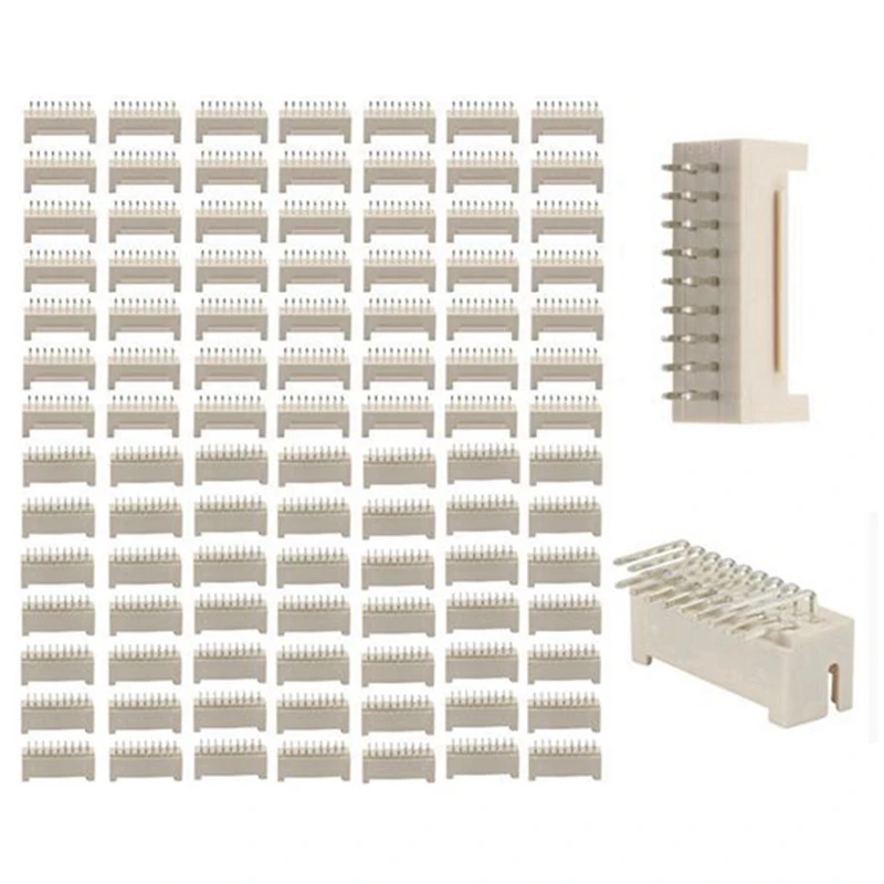 Miner Connector 100Pcs 2X9P Male Socket Straight Pin And 100Pcs 2X9P Male Socket Curved Pin For Asic Miner Antminer