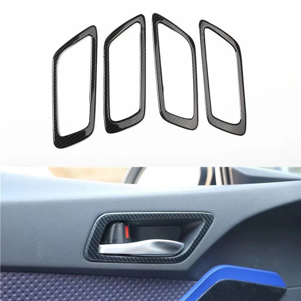 

For Toyota CHR C-HR 2018 2019 2020 2021 Car Inner Door Handle Decoration Frame Trim Styling ABS Auto Molding Accessories 4pcs