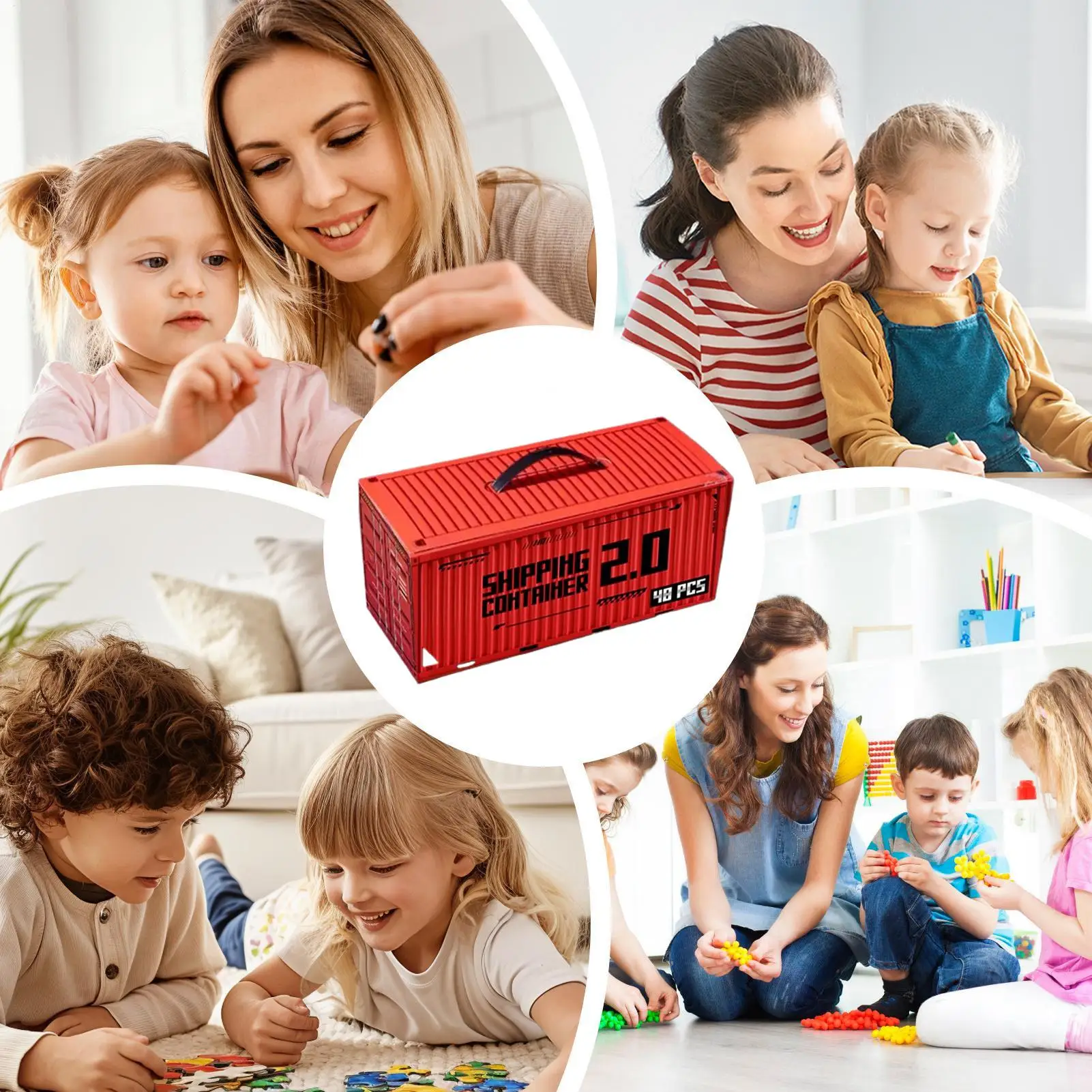 Kleine auto's voor kinderen 48-delige traagheid voertuigmodellen trek auto's voor jongen meisje verjaardagsfeestje kous kleinigheidjes display thuis