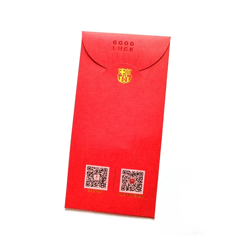 new design high quality fancy paper red pocket envelope