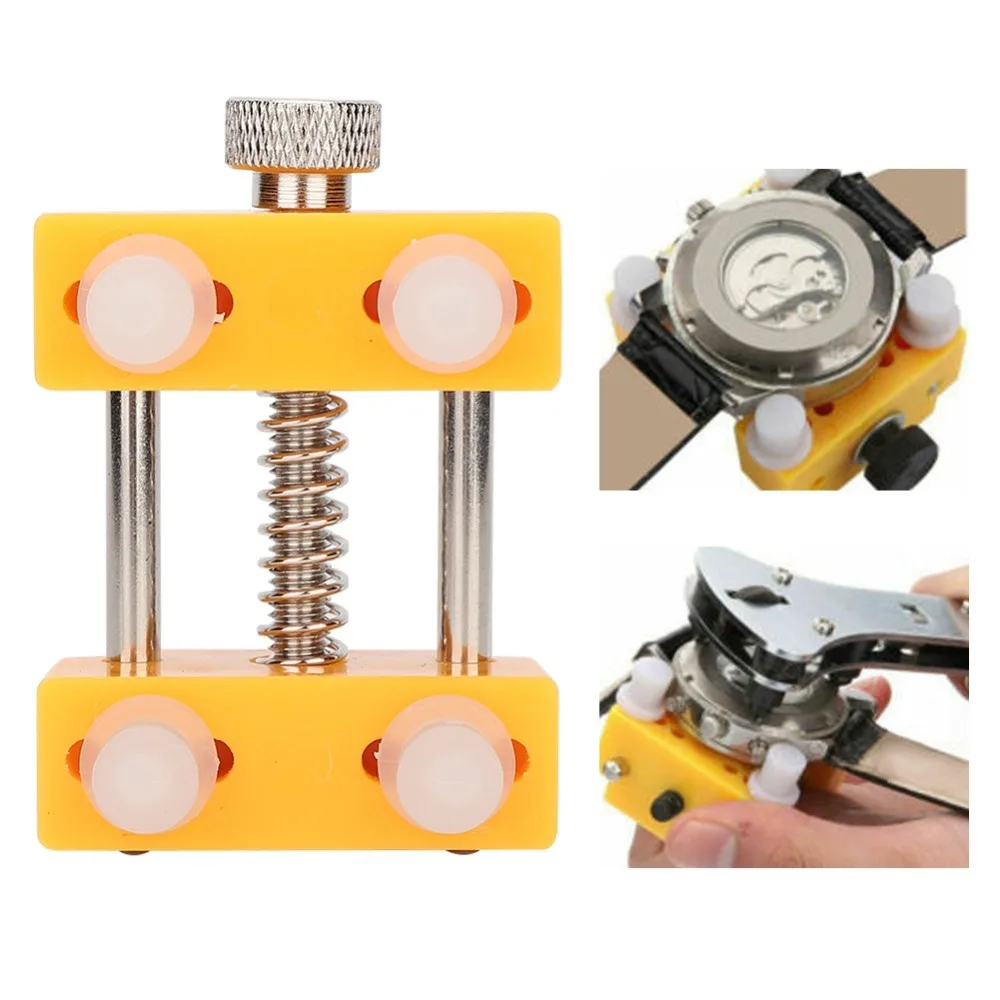 Portable Plastic Watch Case Opener Yellow 7 * 5 * 3.5cm Watch Repair Tool Watch Back Cover Remover Watch Case Opening