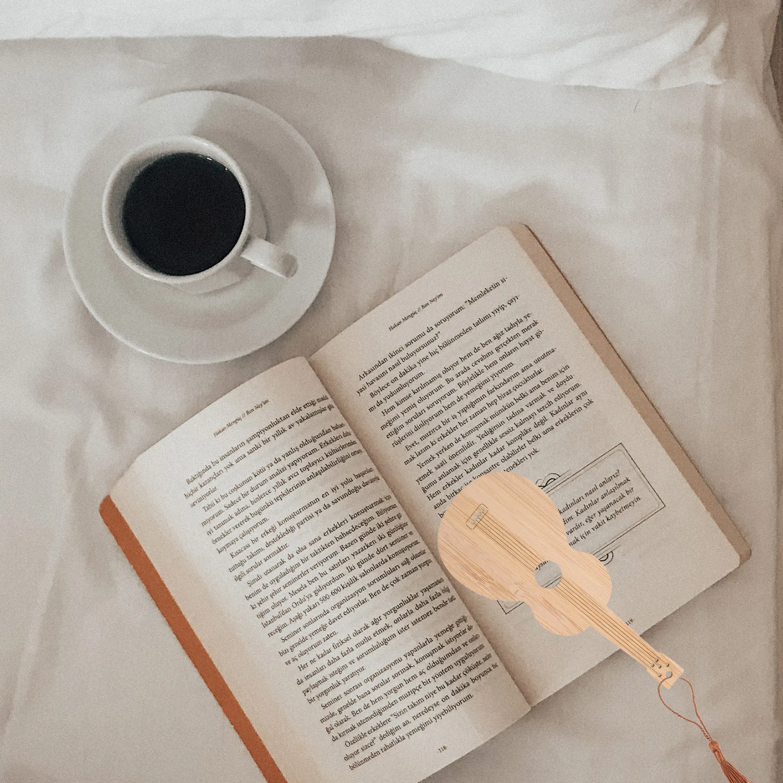 

6 Pcs Bookmark Bamboo Craft Making Bookmarks Page Blank Bookmarker Brown Unfinished Graffiti Child