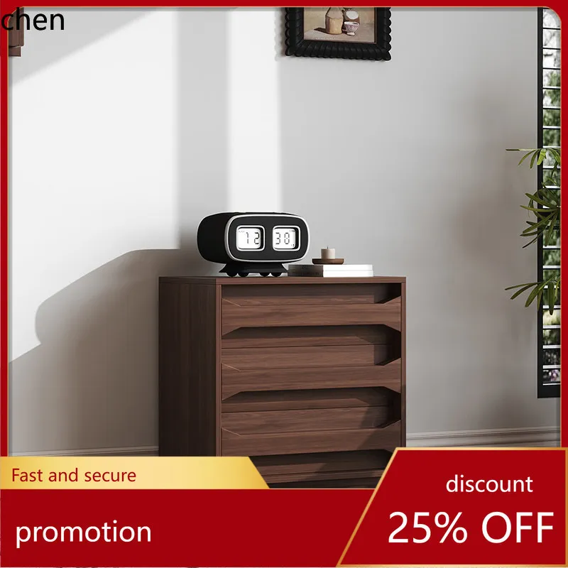 

CZ Solid Wood Small Chest of Drawers, Wall-Mounted Storage Cabinet Bedroom Bedside Floor-standing Drawer Storage Cabinet