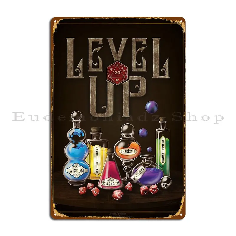 Level Up Metal Sign… - image