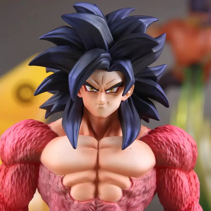 Dragon Ball Z Son Goku modelo Anime DBZ Super Saiyan 4 figuras de acción de juguete 28cm Manga SSJ4 estatuilla PVC GK estatua adornos regalo