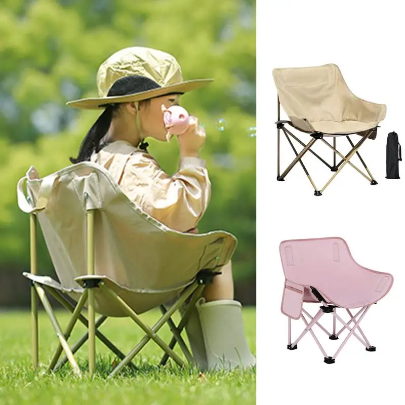 Tragbarer, zusammenklappbarer Campingstuhl, wasserdichtes Oxford-Gewebe, leichte Touristenstühle, Angelstuhl aus Kohlenstoffstahl, Gartenmöbel