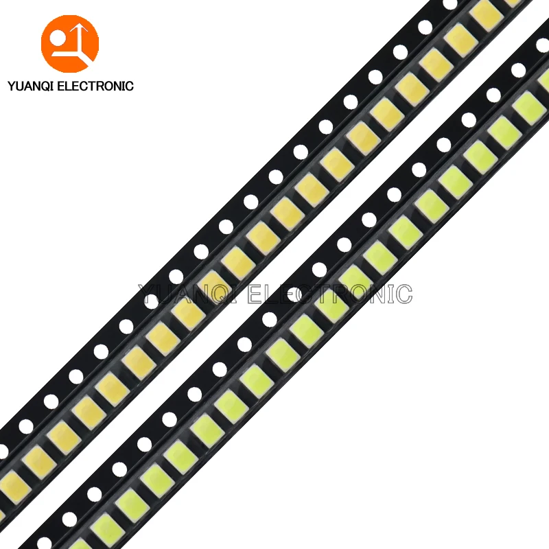 100pcs 2835 0.2W SMD LED Lamp Bead 20-25lm White / Warm White Chip Light Emitting Diode for DIY Light