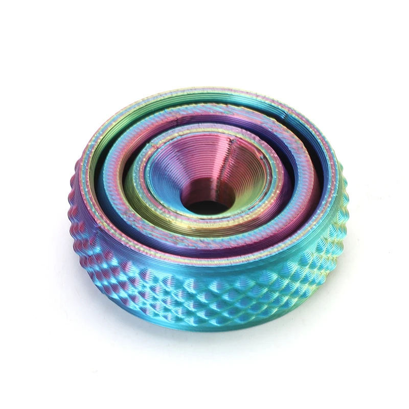 3D Printed Rotating Ball Toy O-Shaped Universal Fingertip Gyroscope Gravity Rotation Anxiety Relief Decompression Cool Toy