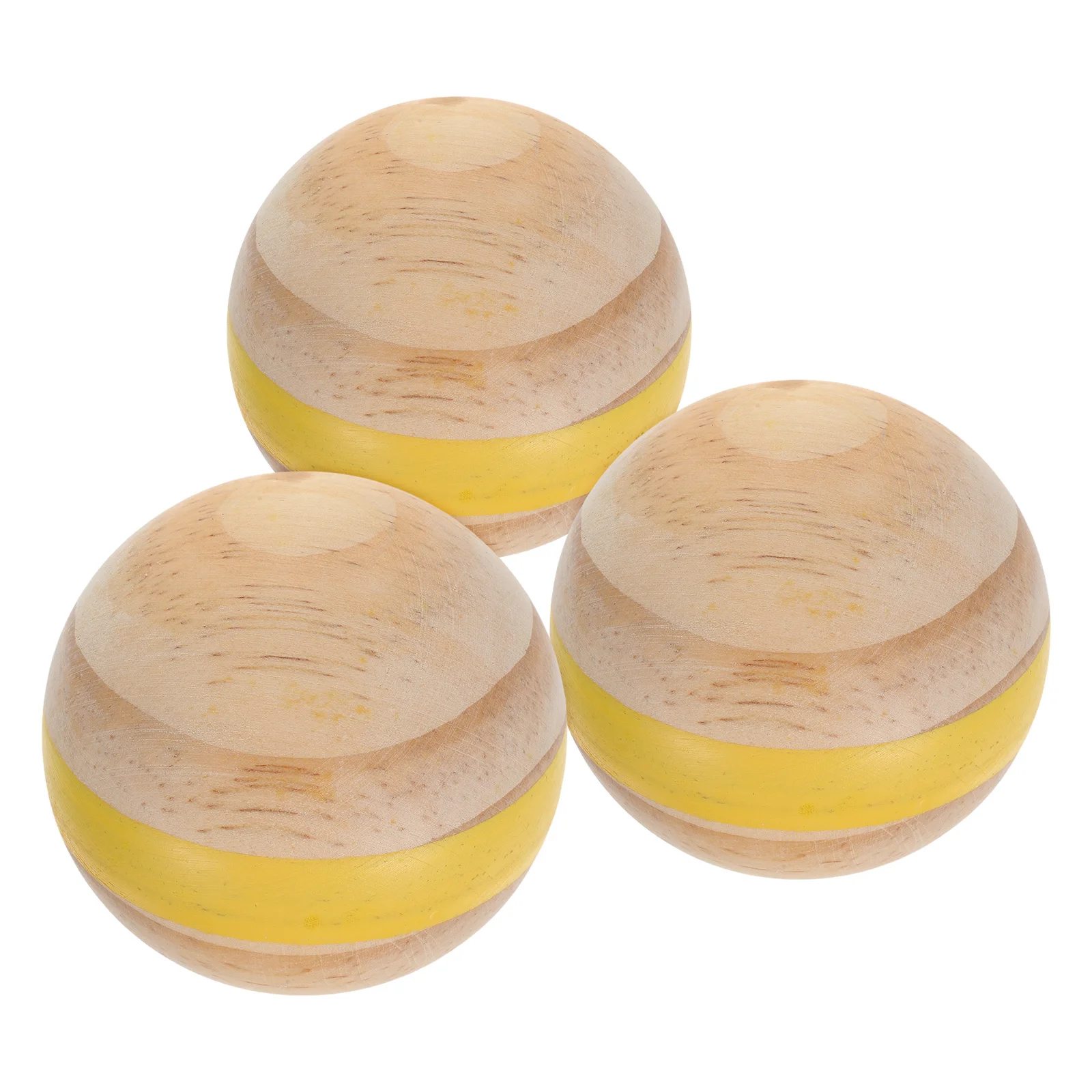 

3Pcs Wooden Croquet Set Balls Colorful Sturdy Wickets Outdoor Kids Games Family Bonding Picnics Vacations Entertainment