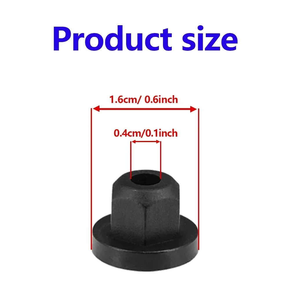 10x For BMW 3 Series E36 E46 1990 1991 1992 1993 1994 1995 1996  - 2005 NEW Black Car Body Nut Flange Fastener Clip Rivets